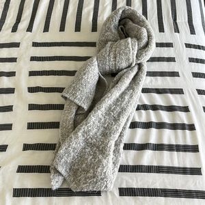 Long Light Gray Scarf
